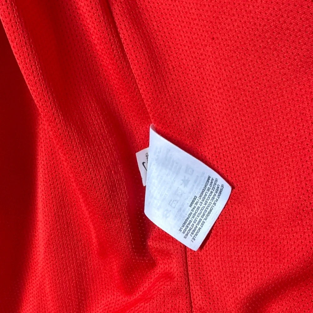 Nike Navy Sherpa Jacket with Light Blue, White & Red Accents - Picture 8 of 9